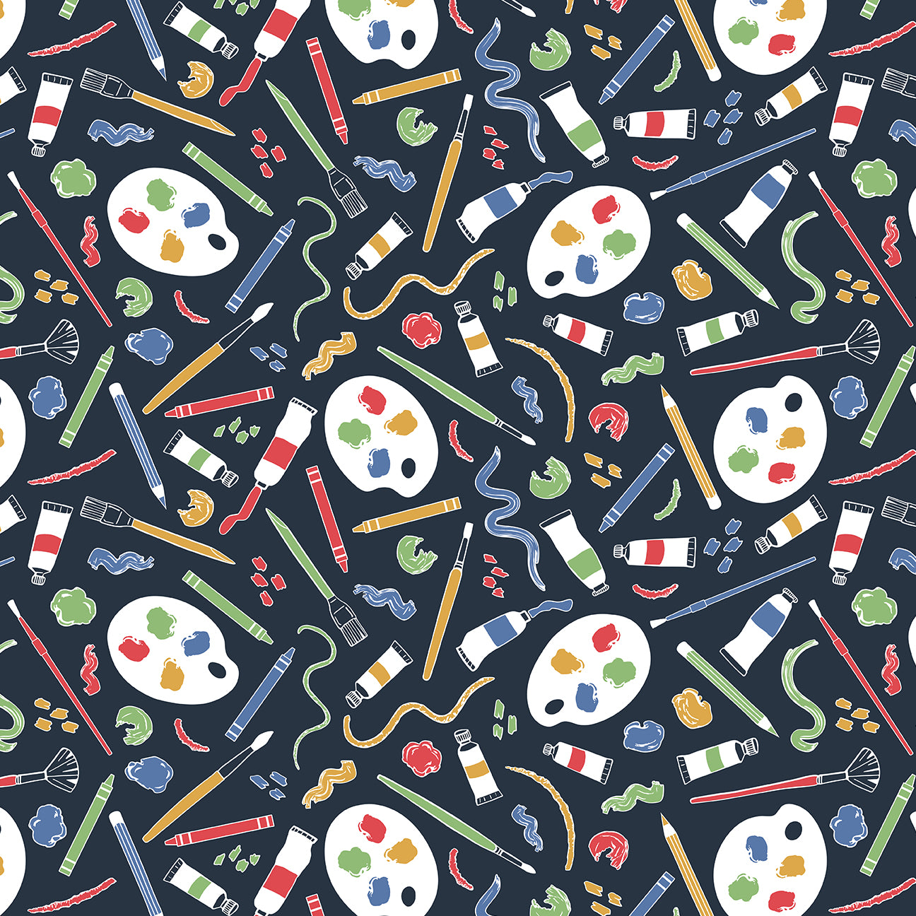 Knotted Baby Hat - Art Supplies Night Sky