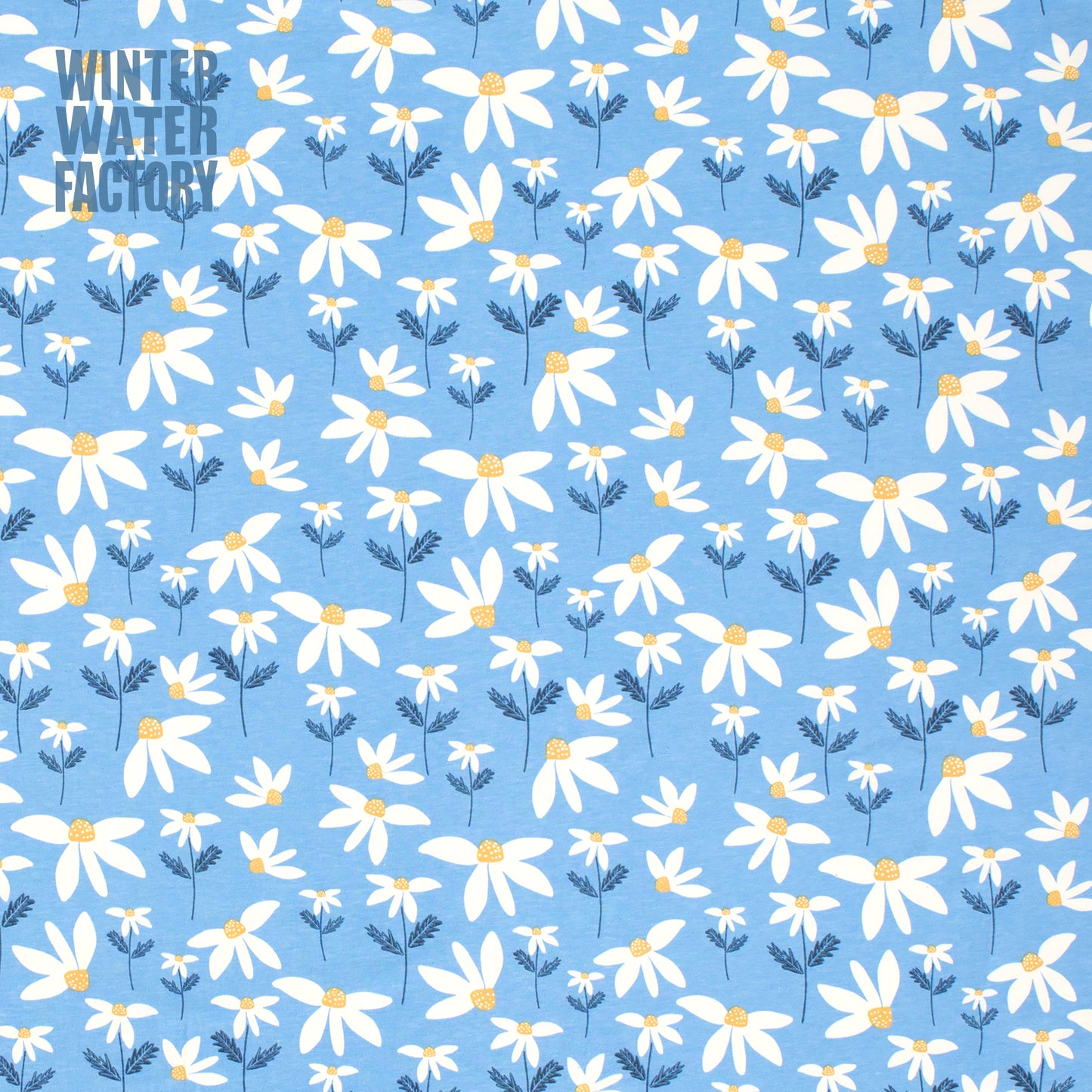 Austin Top - Daisies Blue