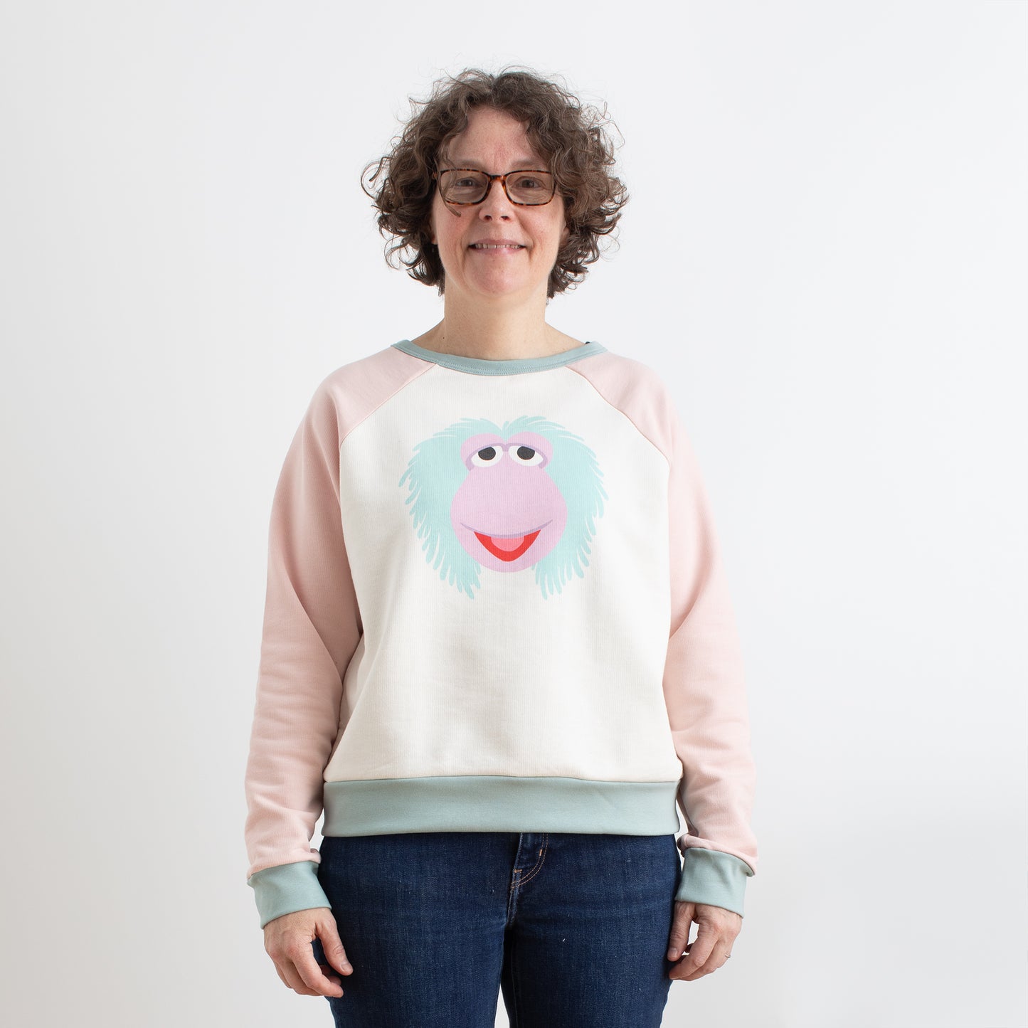 Adult Greenville Sweatshirt - Fraggle Rock - Mokey