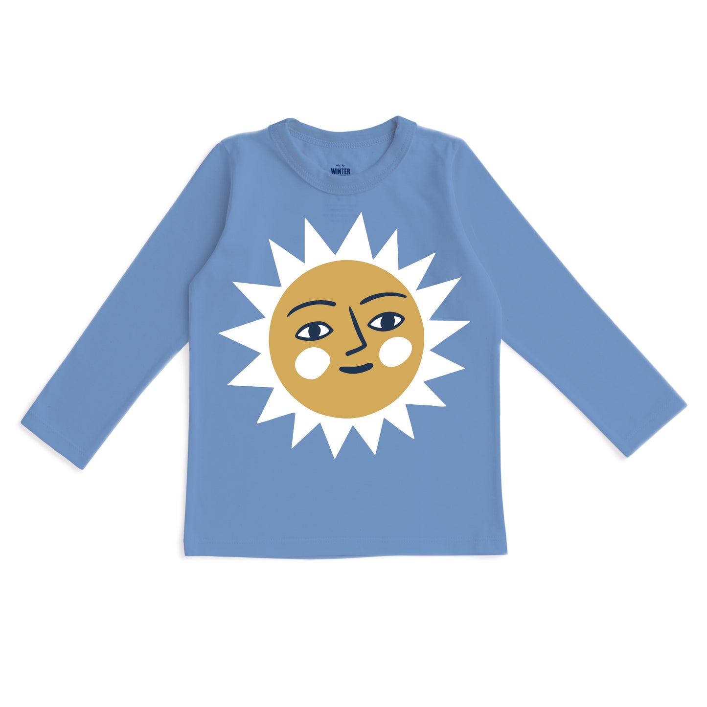 Long-Sleeve GRAPHIC Tee - Sun Lake Blue