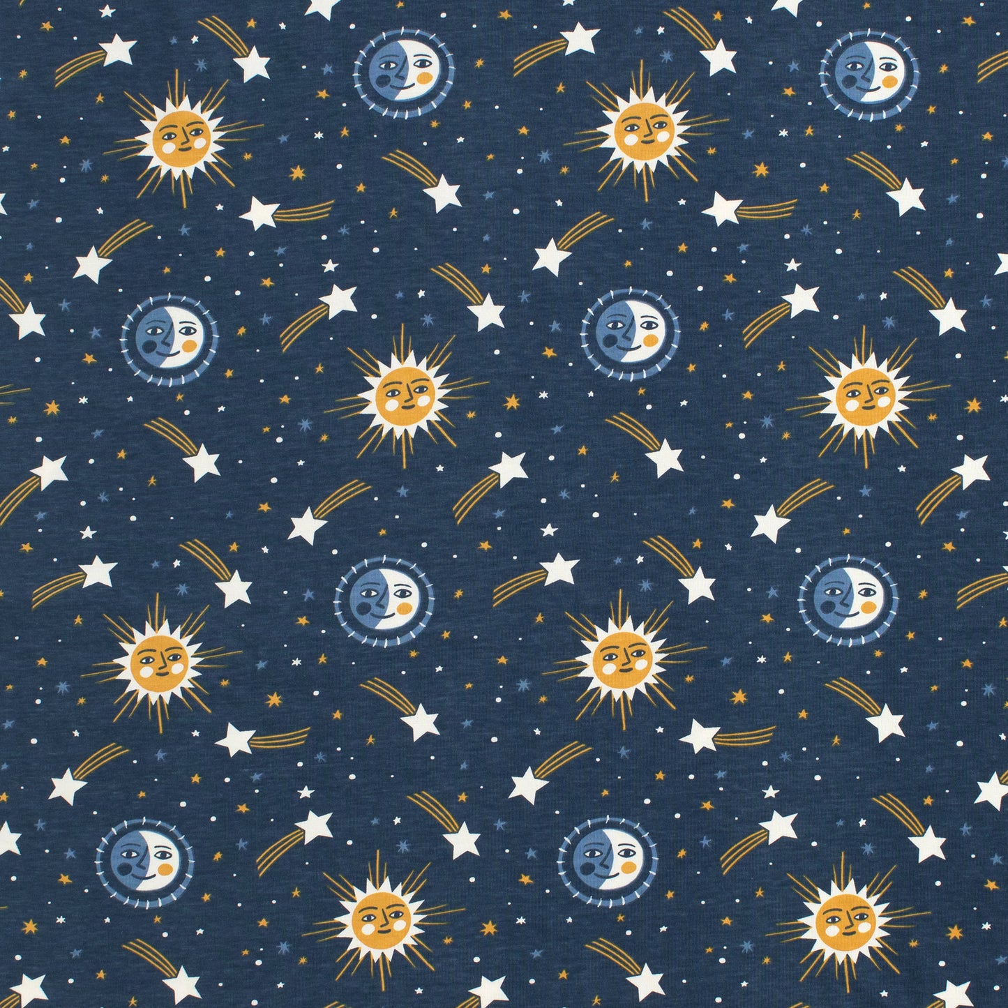 Long-Sleeve Romper - Celestial Navy