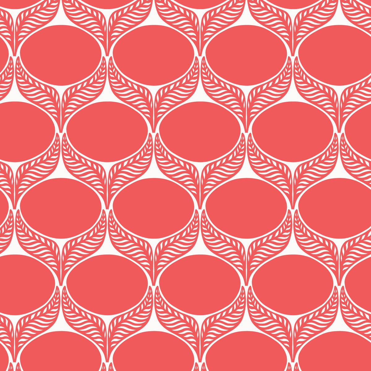 Wallpaper - June Leaf Coral