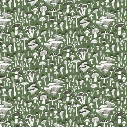 Short-Sleeve Snapsuit - Fungi Green