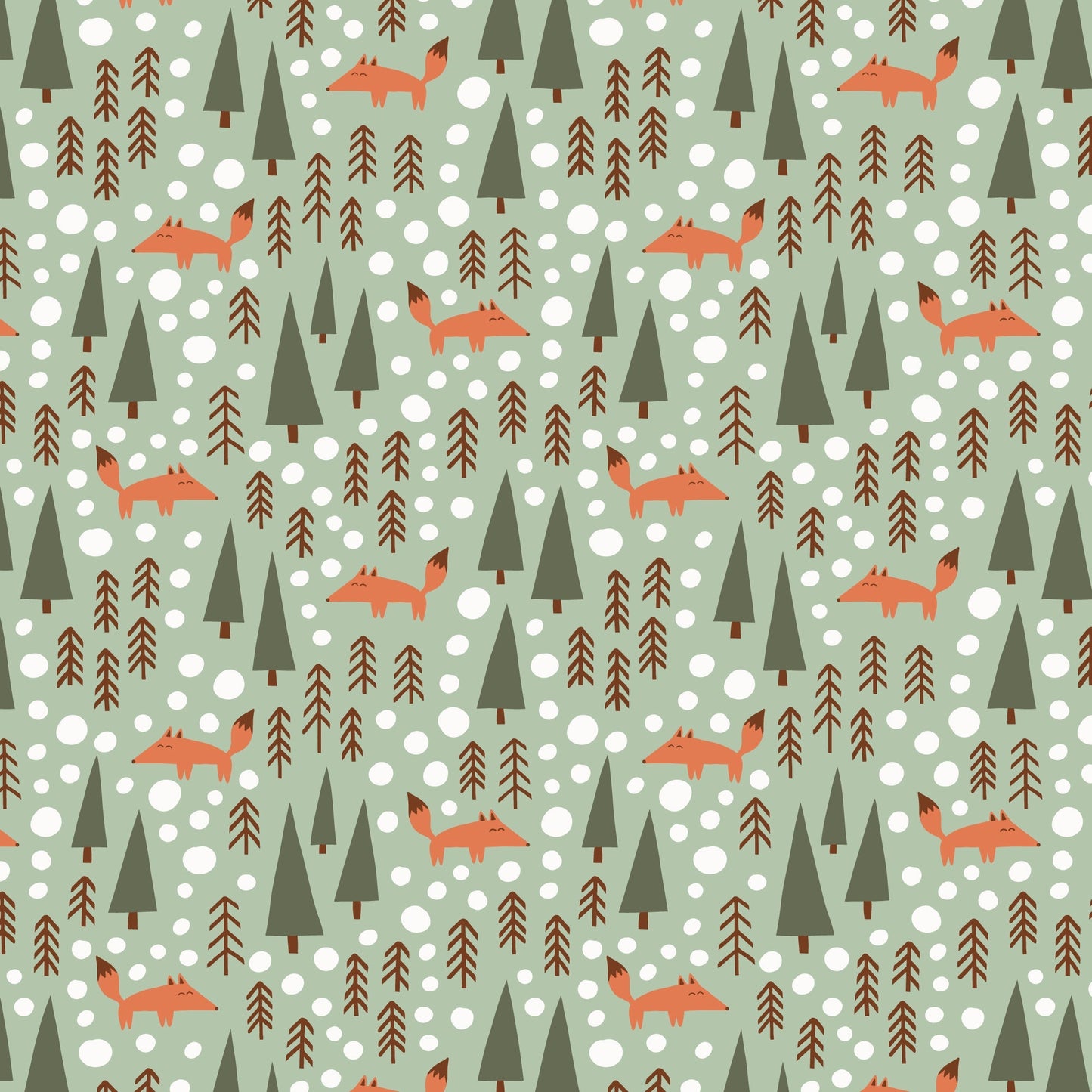 Short-Sleeve Lap Tee - Foxes Green - Pretty Much Perfect