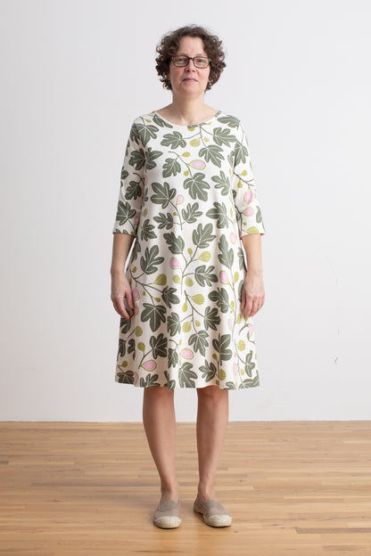 Women's Helsinki Dress - Figs Green
