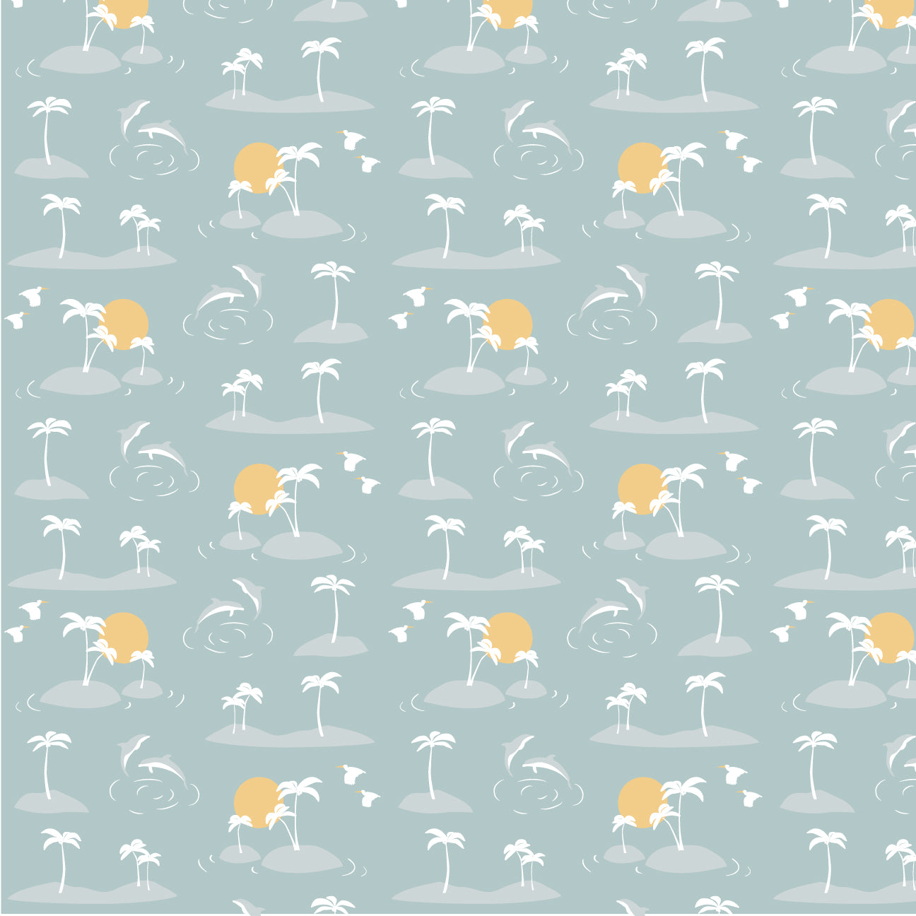 Baby Tank Top - Islands Blue