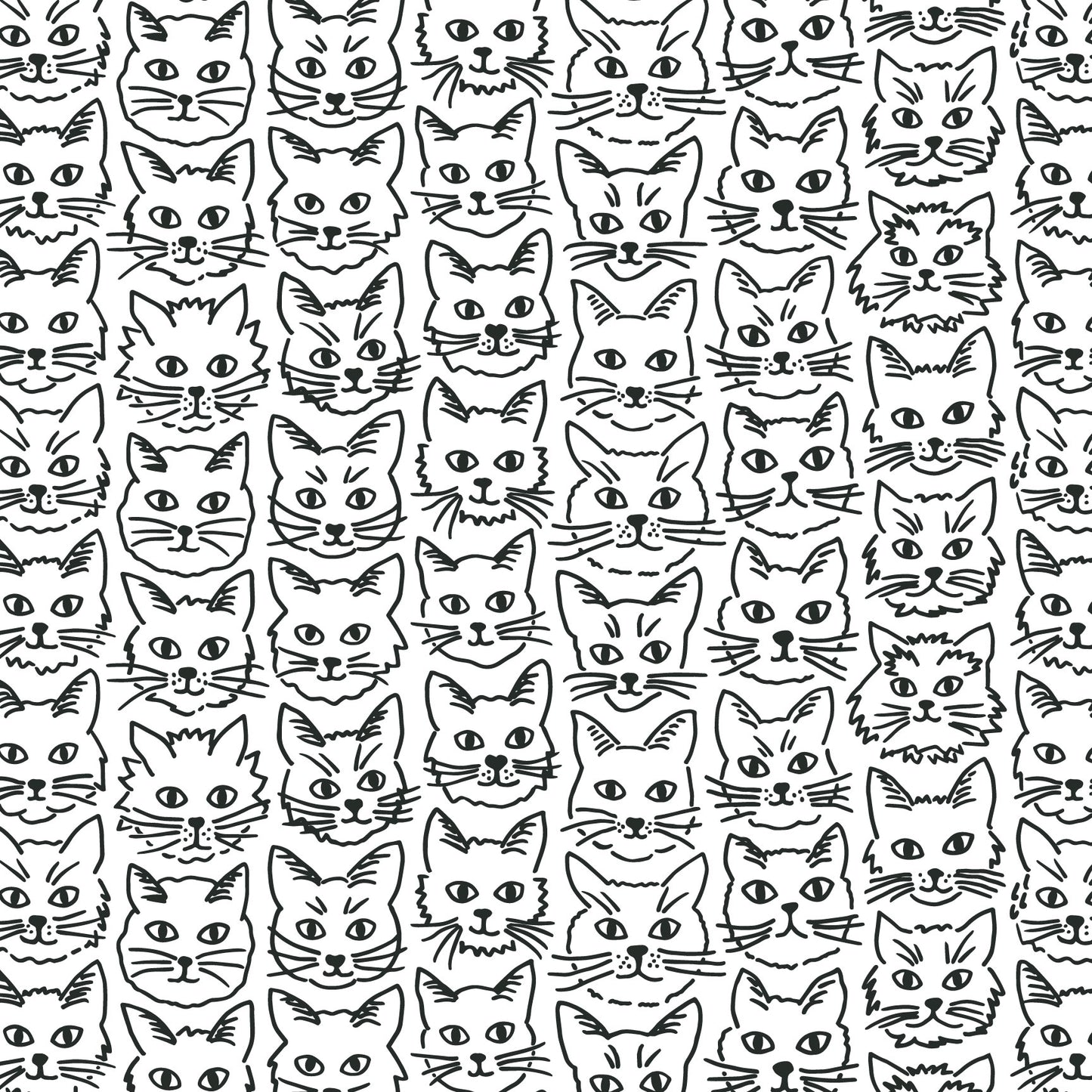 Tank Top Romper - Kitties Black