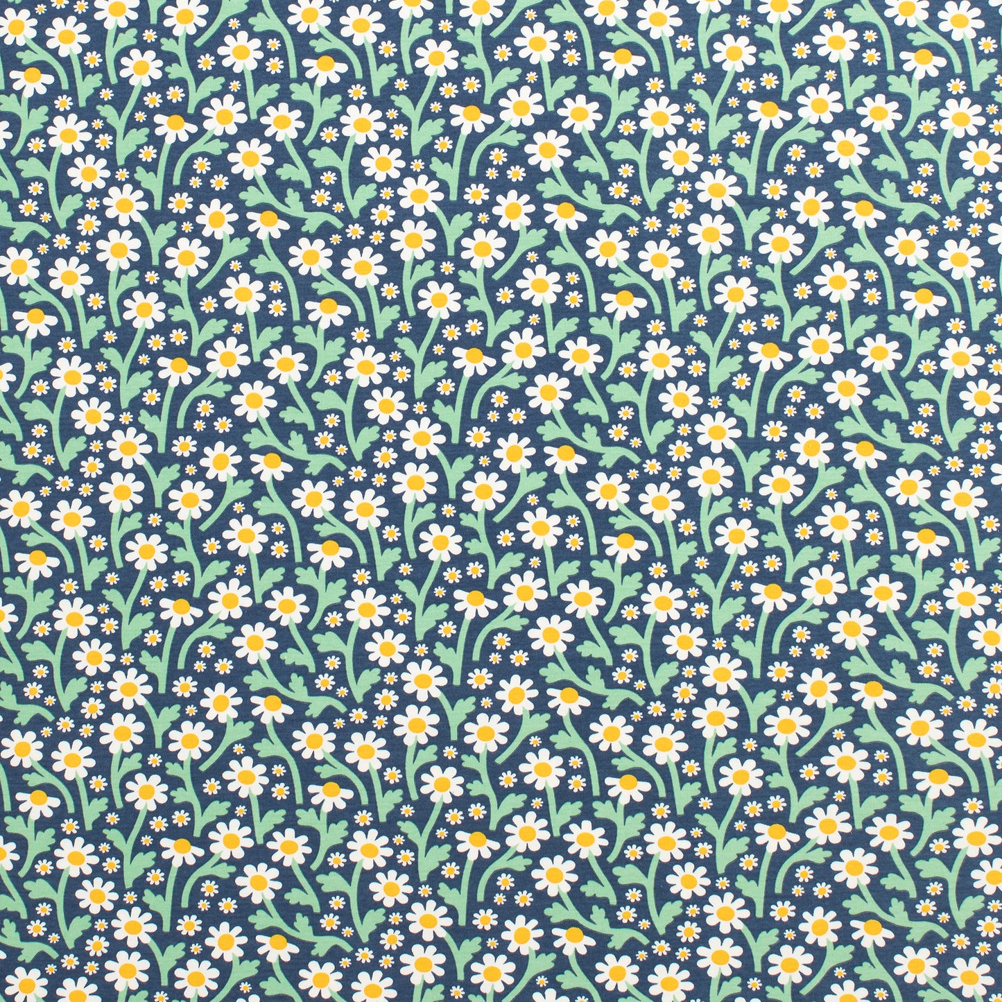 Alberta Dress - Bold Daisies Navy