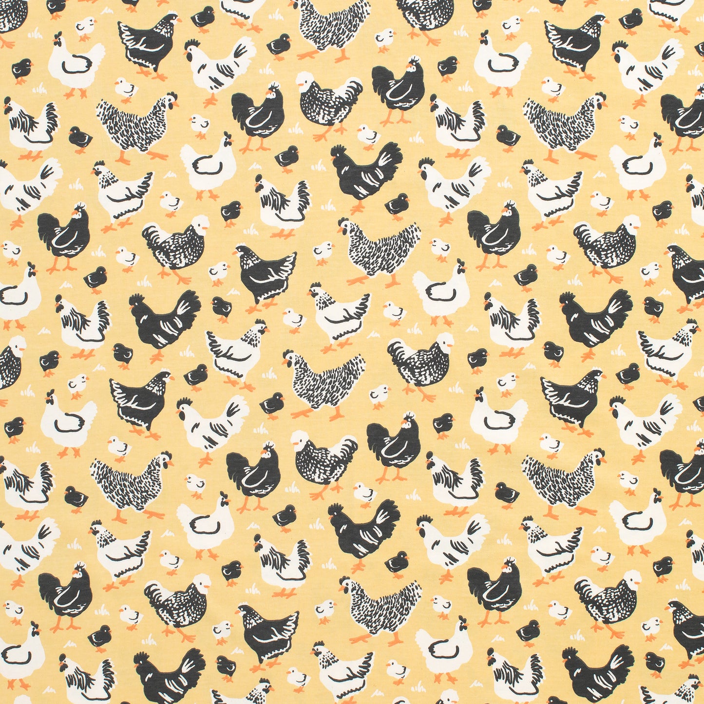 Milwaukee Dress - Chicken Family Yellow