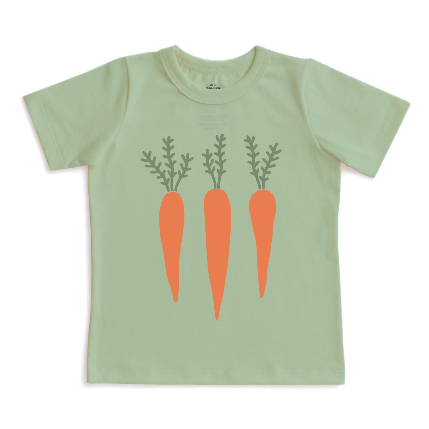 Short-Sleeve GRAPHIC Tee - Carrots Meadow Green