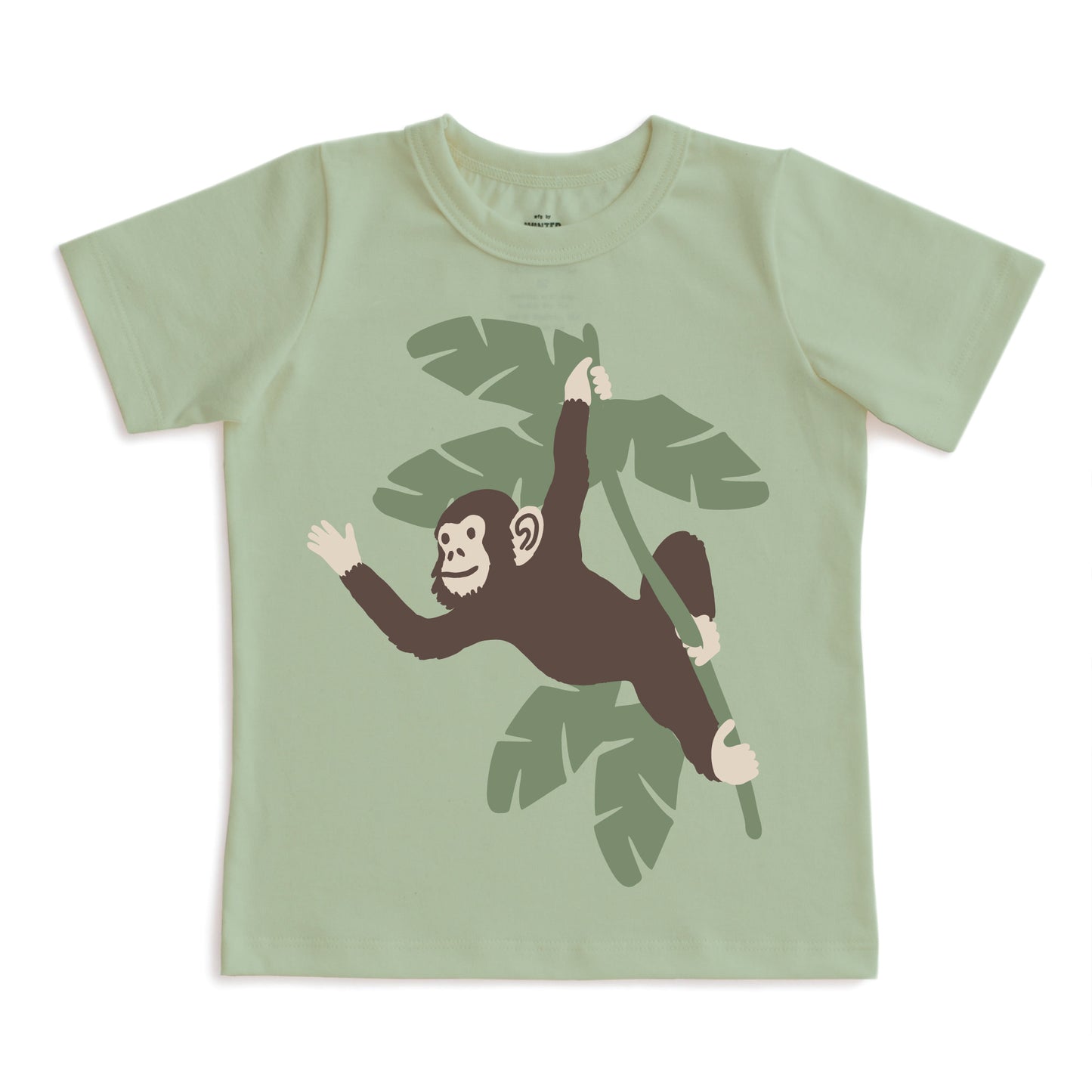 Short-Sleeve GRAPHIC Tee - Chimpanzee Meadow Green
