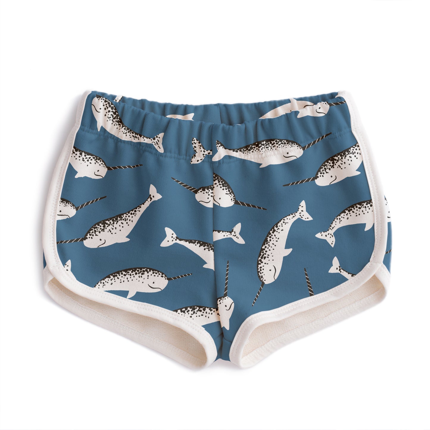 French Terry Shorts - Narwhals Blue