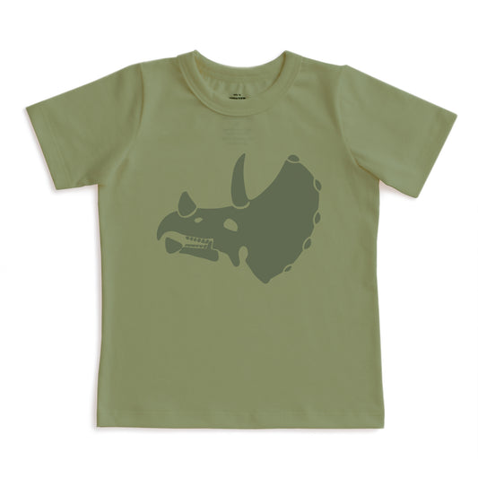 Short-Sleeve GRAPHIC Tee - Fossil Forest Green