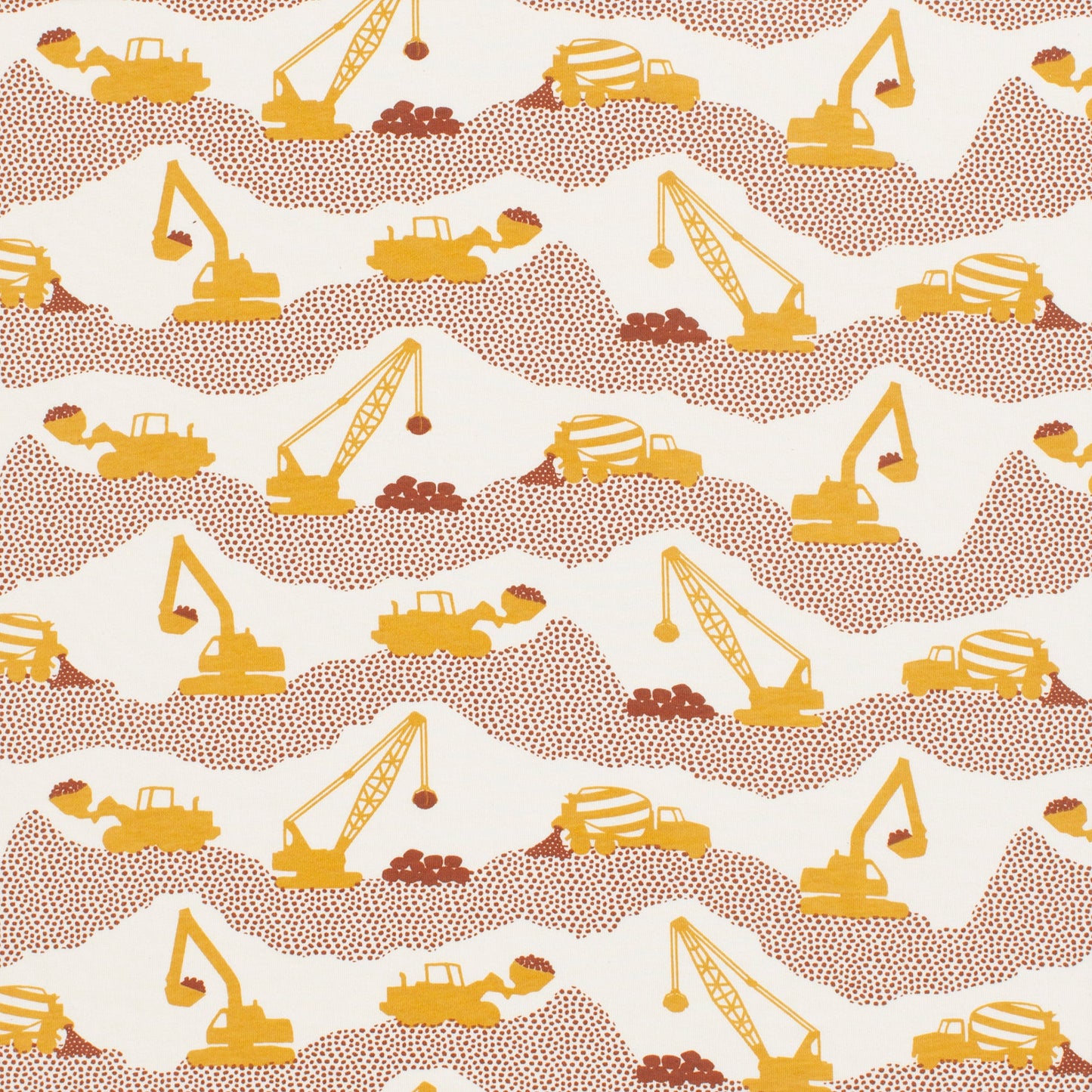 Baby Tank Top - Construction Yellow & Chestnut