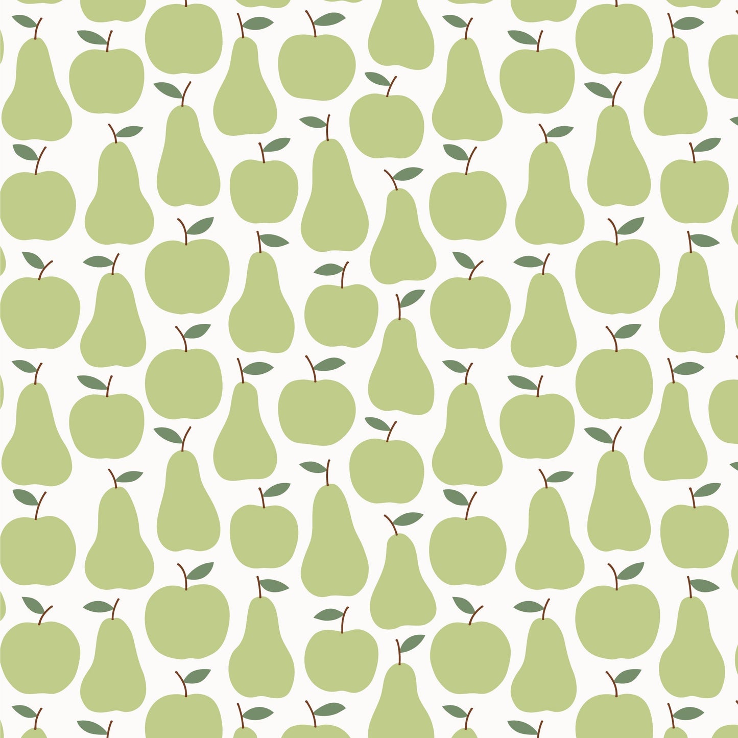 Short-Sleeve Lap Tee - Apples & Pears Green