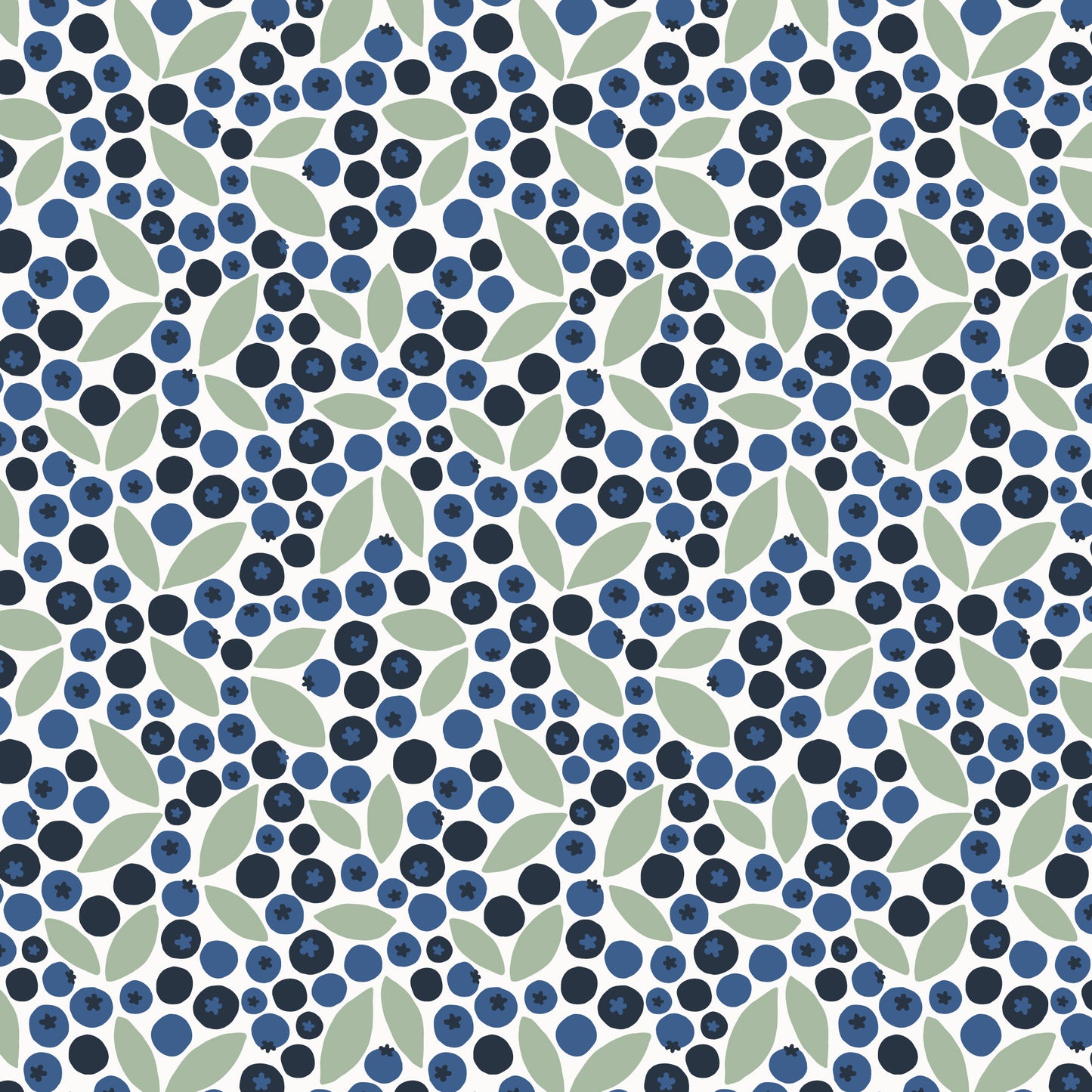 Long-Sleeve Lap Tee - Berries Blue & Green