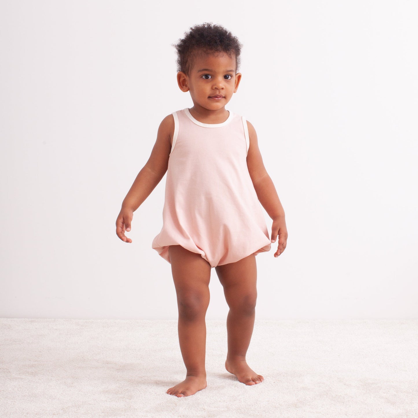 Bubble Romper - Sailboats Ocean Blue & Navy