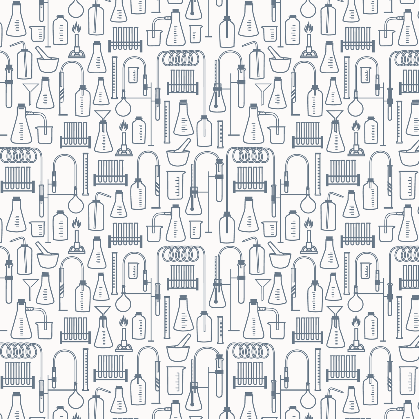 Fitted Crib Sheet - Chemistry Navy