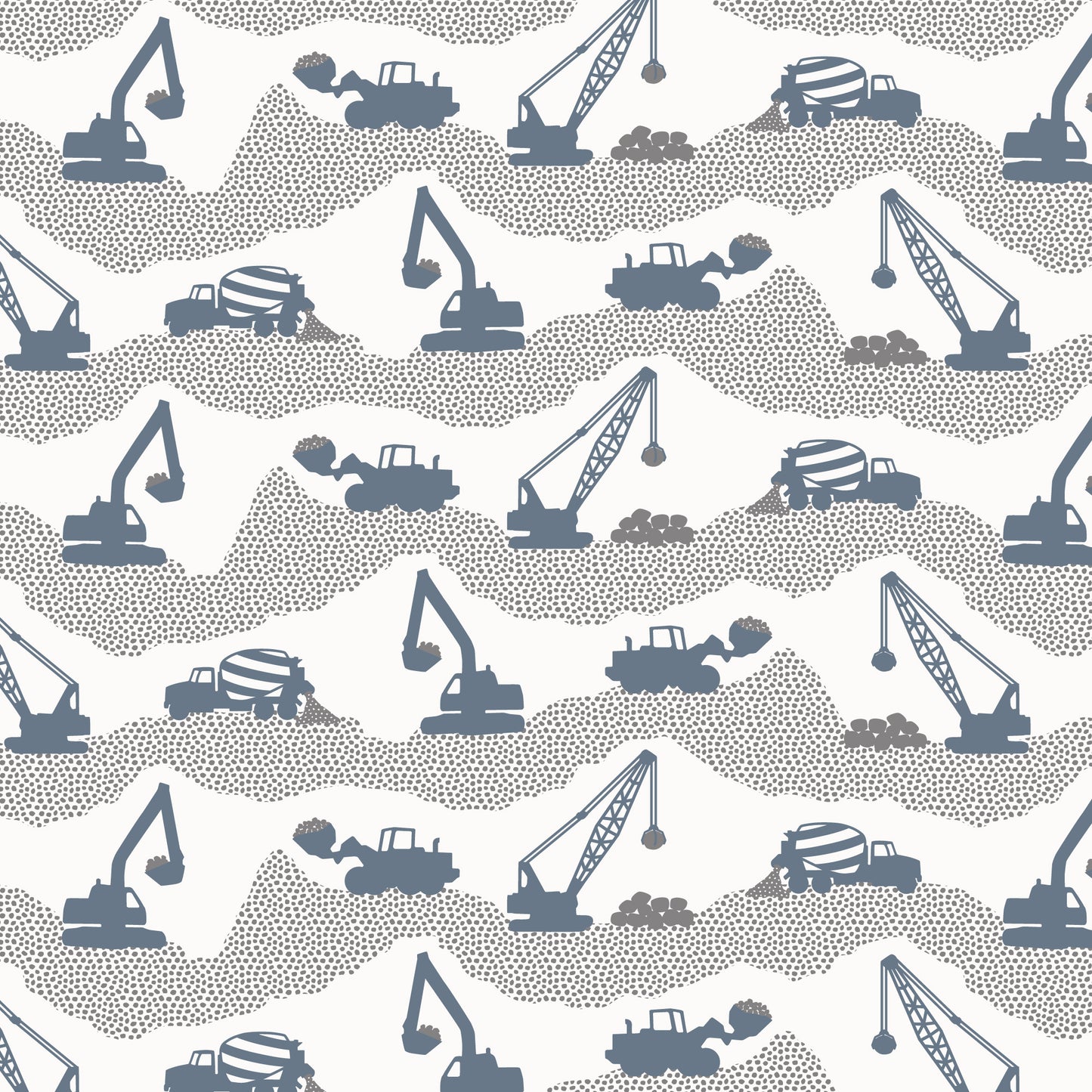 Long-Sleeve Lap Tee - Construction Slate Blue & Grey