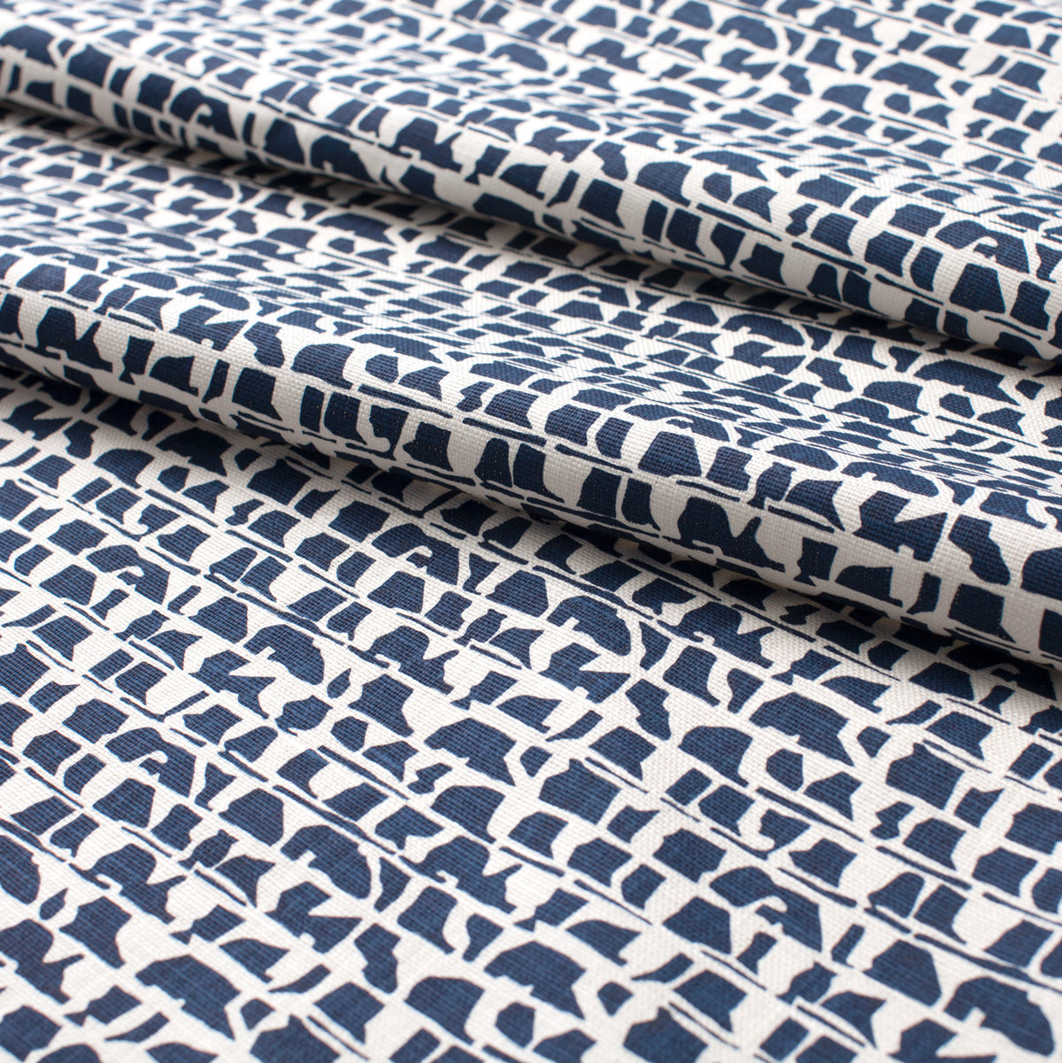 Belgian Linen Pillow Case - Corrugated Navy