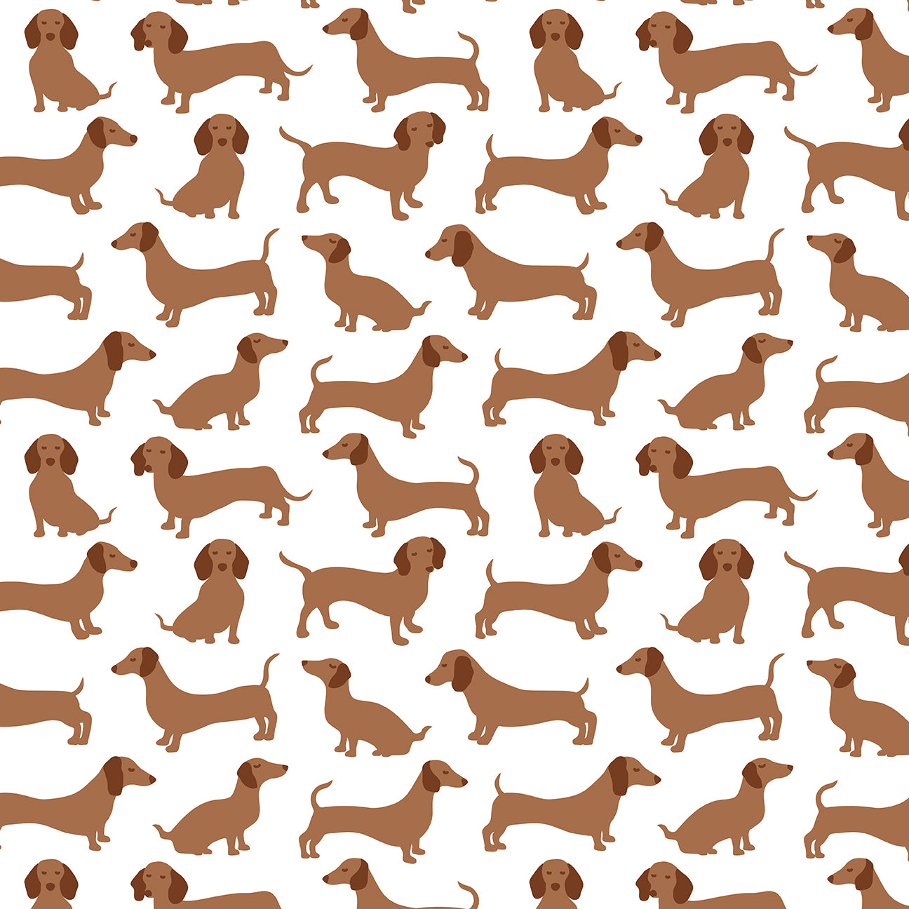 Copenhagen Dress - Dachshunds Brown