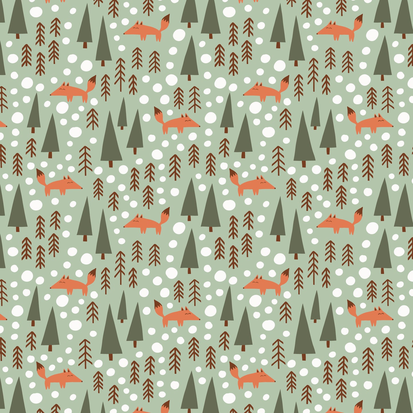 Long-Sleeve Lap Tee - Foxes Green