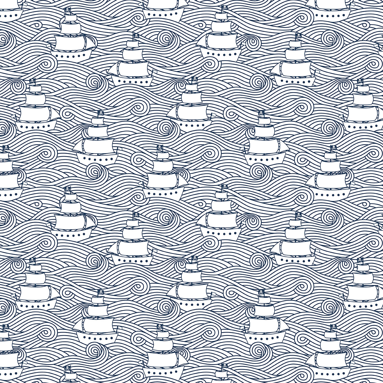 Long-Sleeve Lap Tee - High Seas Navy