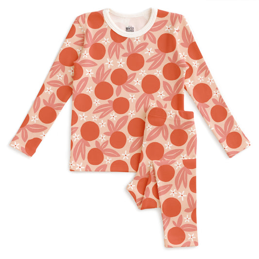 Kids Pajama Set - Clementines Blush