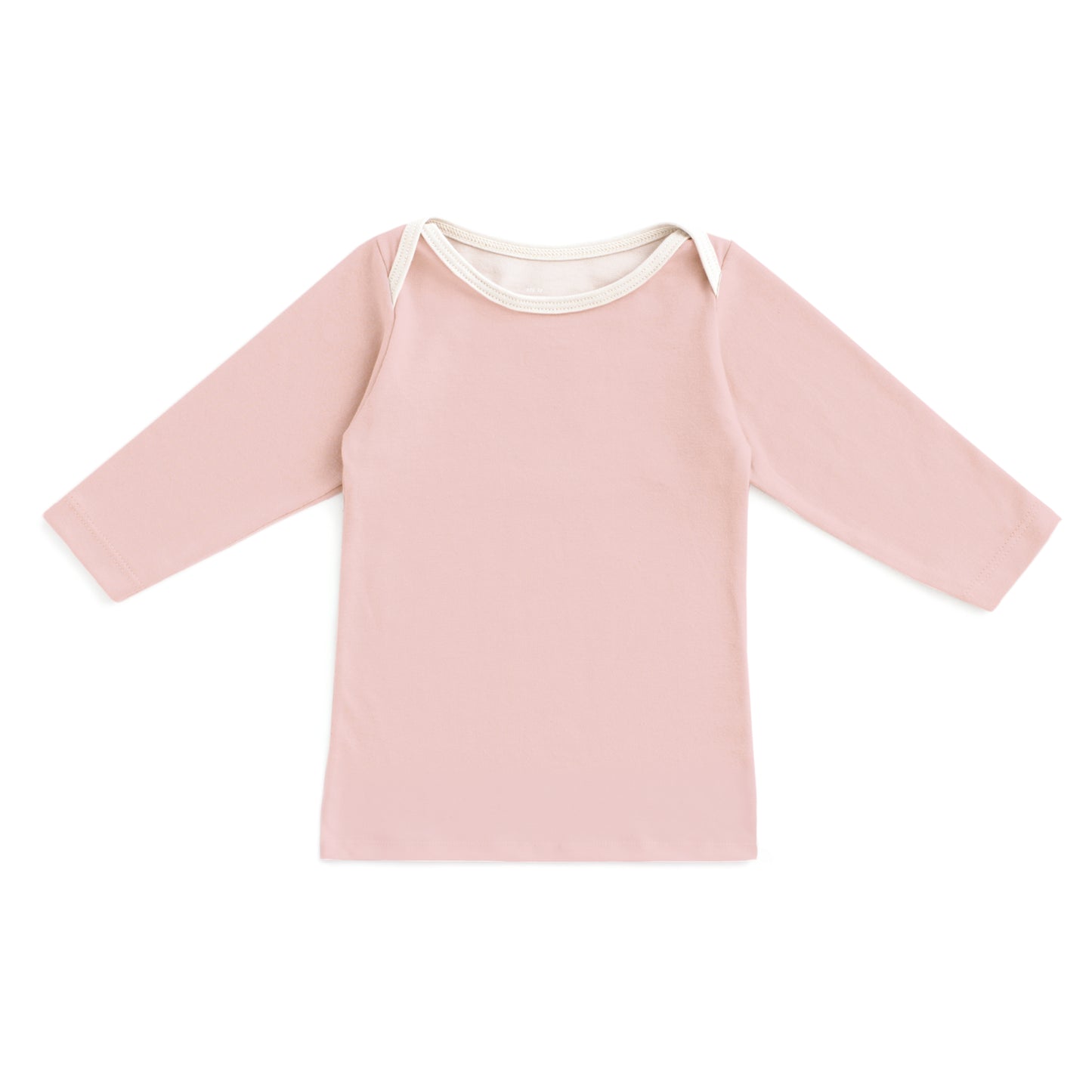 Long-Sleeve Lap Tee - Solid Pink