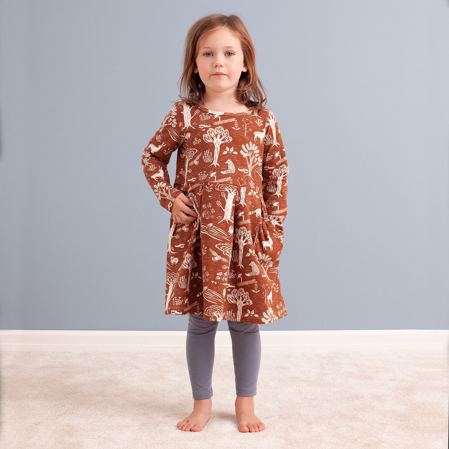 Madison Dress - Firetrucks Red