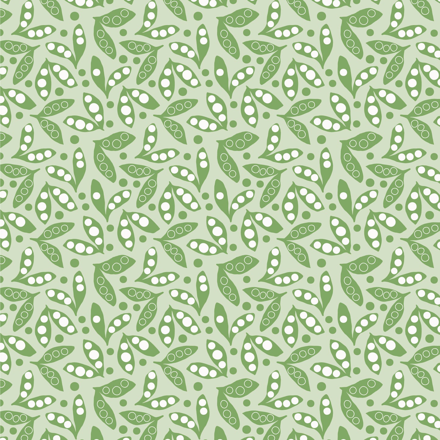 Long-Sleeve Lap Tee - Snow Peas Green