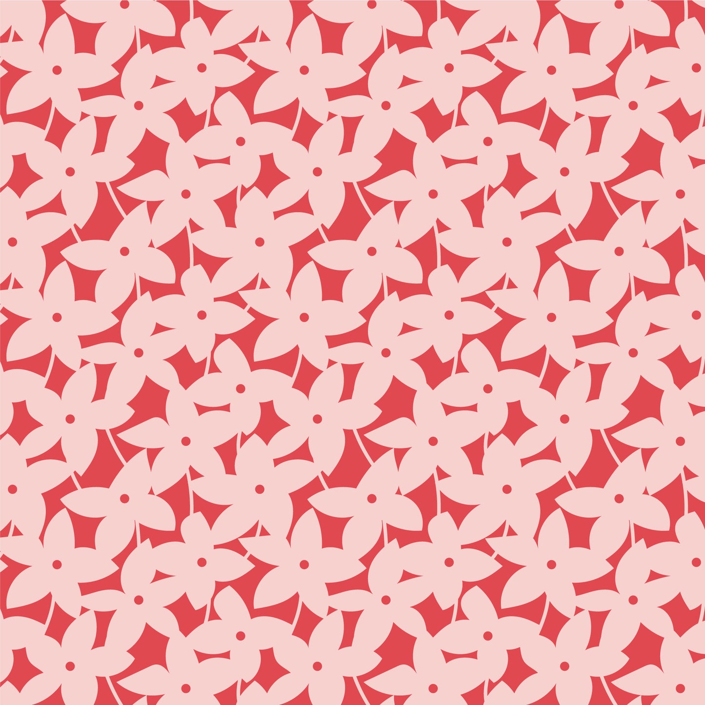 Long-Sleeve Lap Tee - Pinwheel Flowers Pink