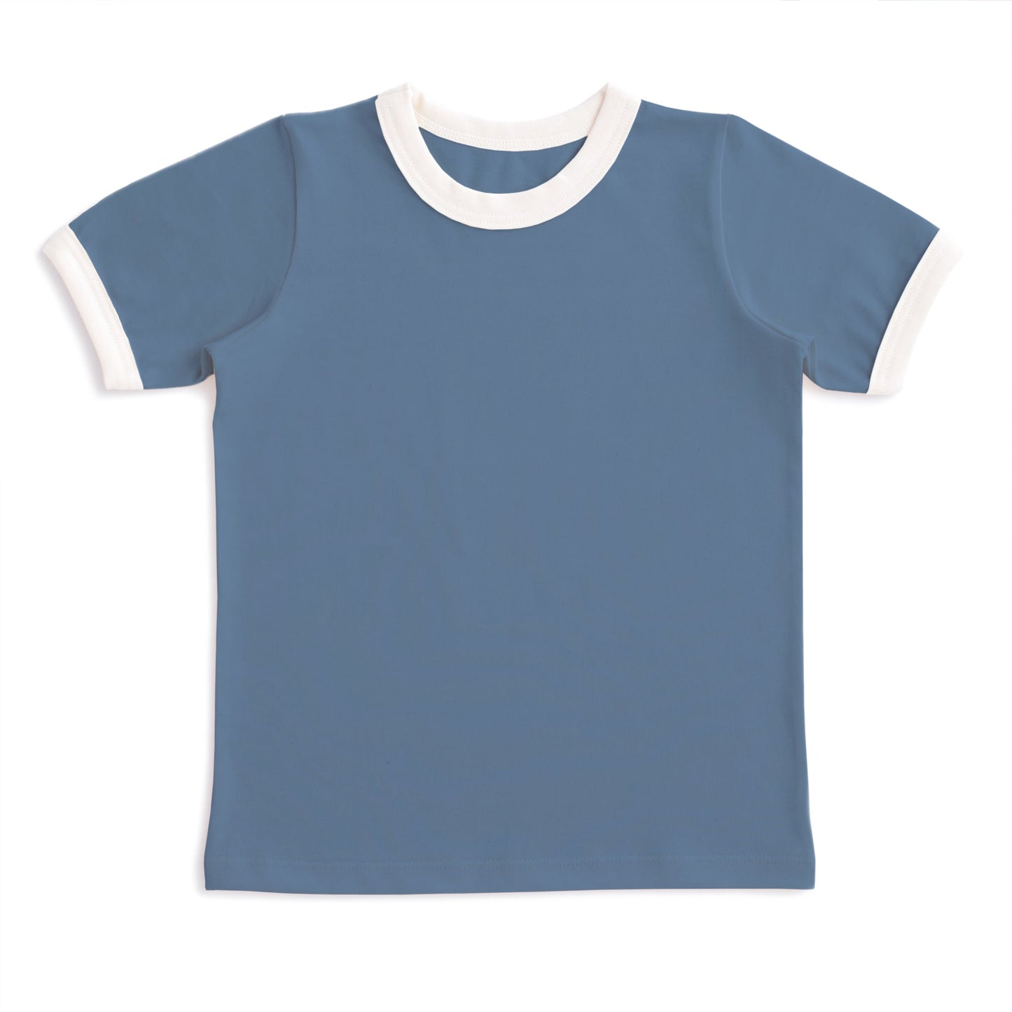 Ringer Tee - Solid Lake Blue