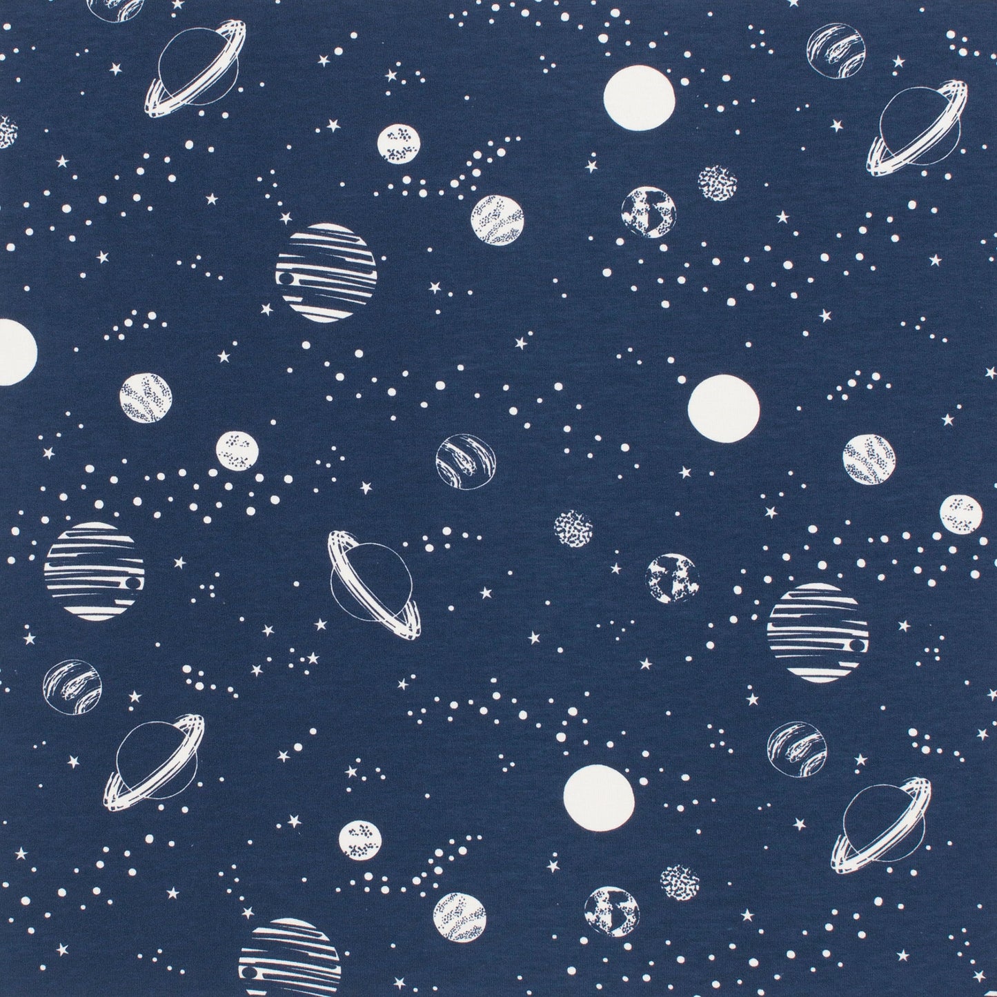 Short-Sleeve Lap Tee - Planets Night Sky
