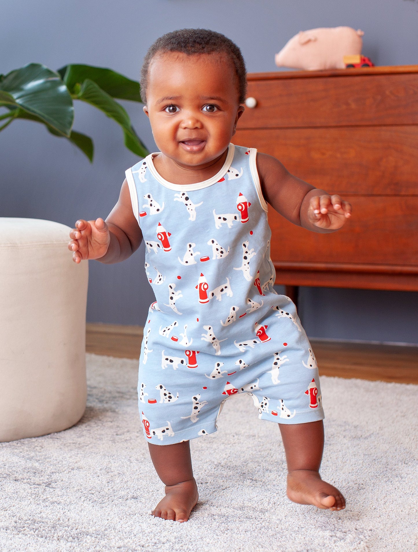 Tank Top Romper - High Seas Navy