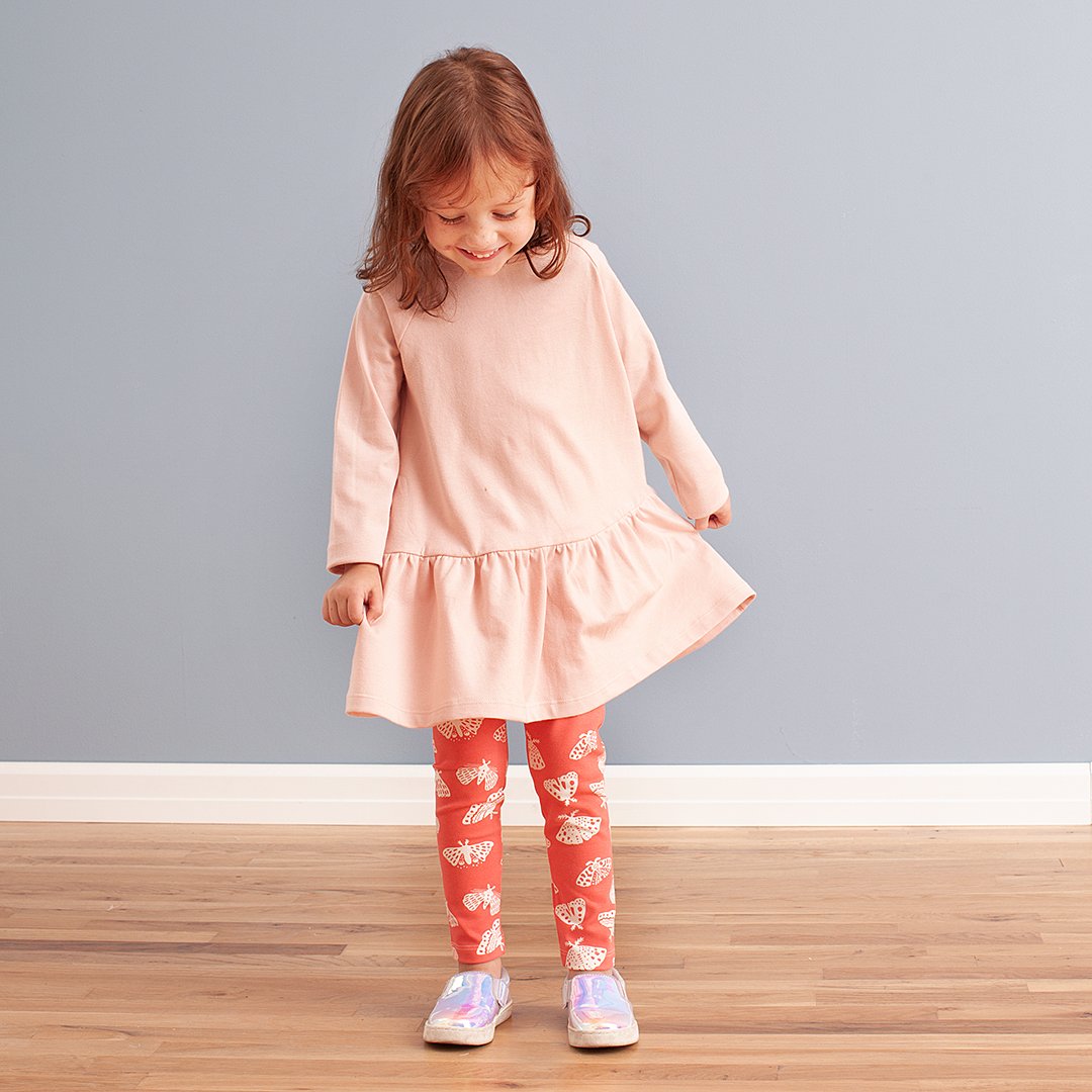 Chicago Dress - Dutch Floral Delft Blue