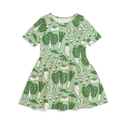 Alberta Dress - Veggies Green