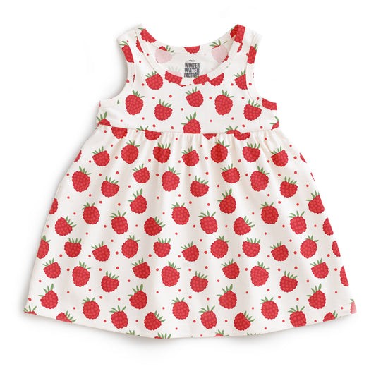 Alna Baby Dress - Raspberries Natural