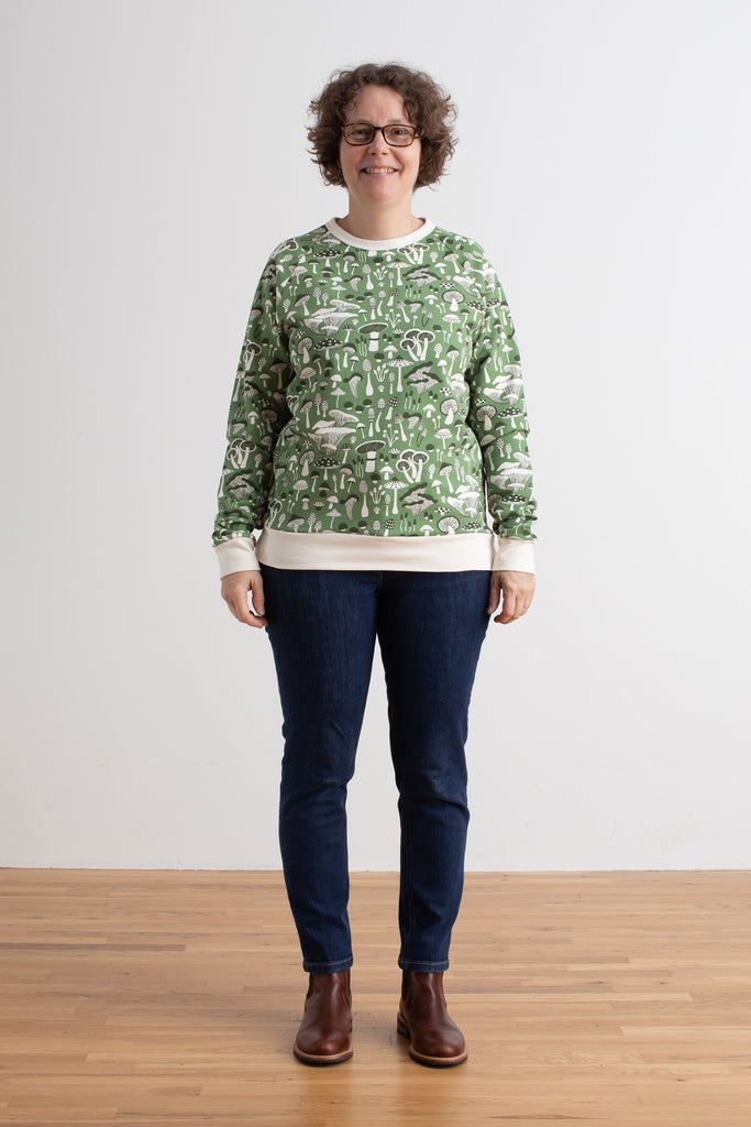 Adult Sweatshirt - Fungi Green