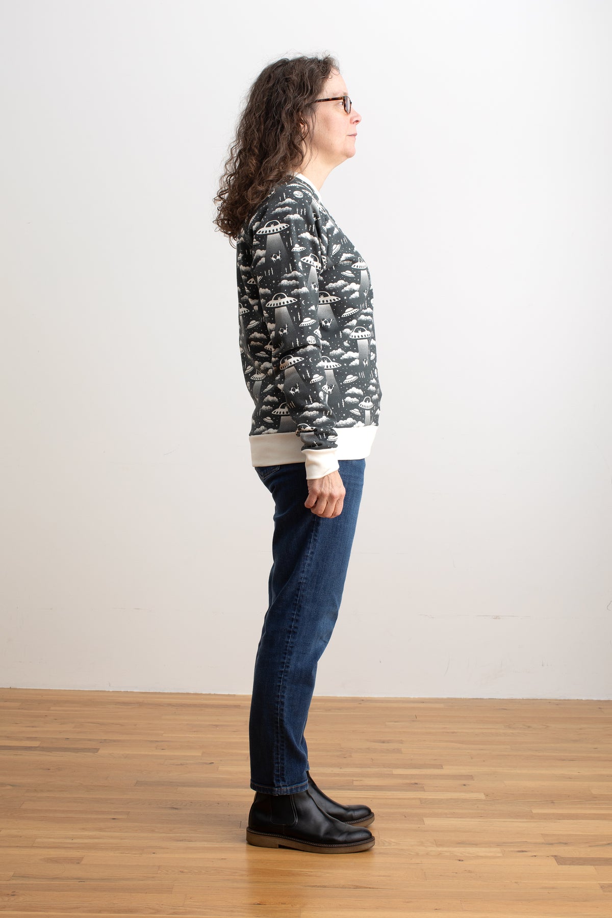 Adult Sweatshirt - Aliens Charcoal