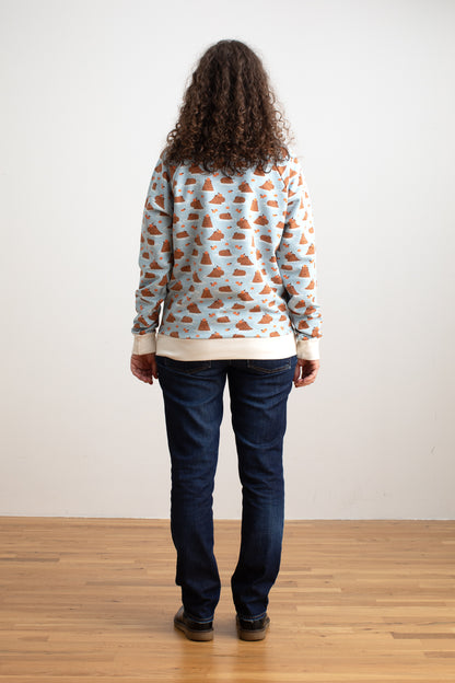 Adult Sweatshirt - Capybaras Blue
