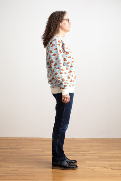 Adult Sweatshirt - Capybaras Blue