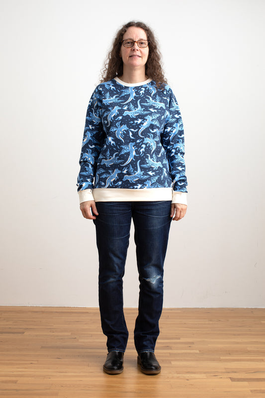 Adult Sweatshirt - Dragons Navy