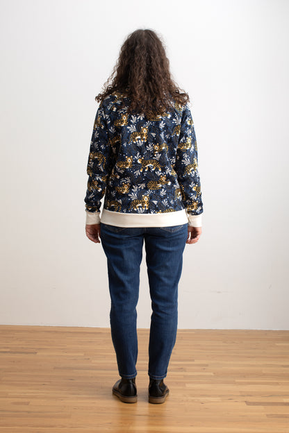 Adult Sweatshirt - Dreaming Tigers Navy