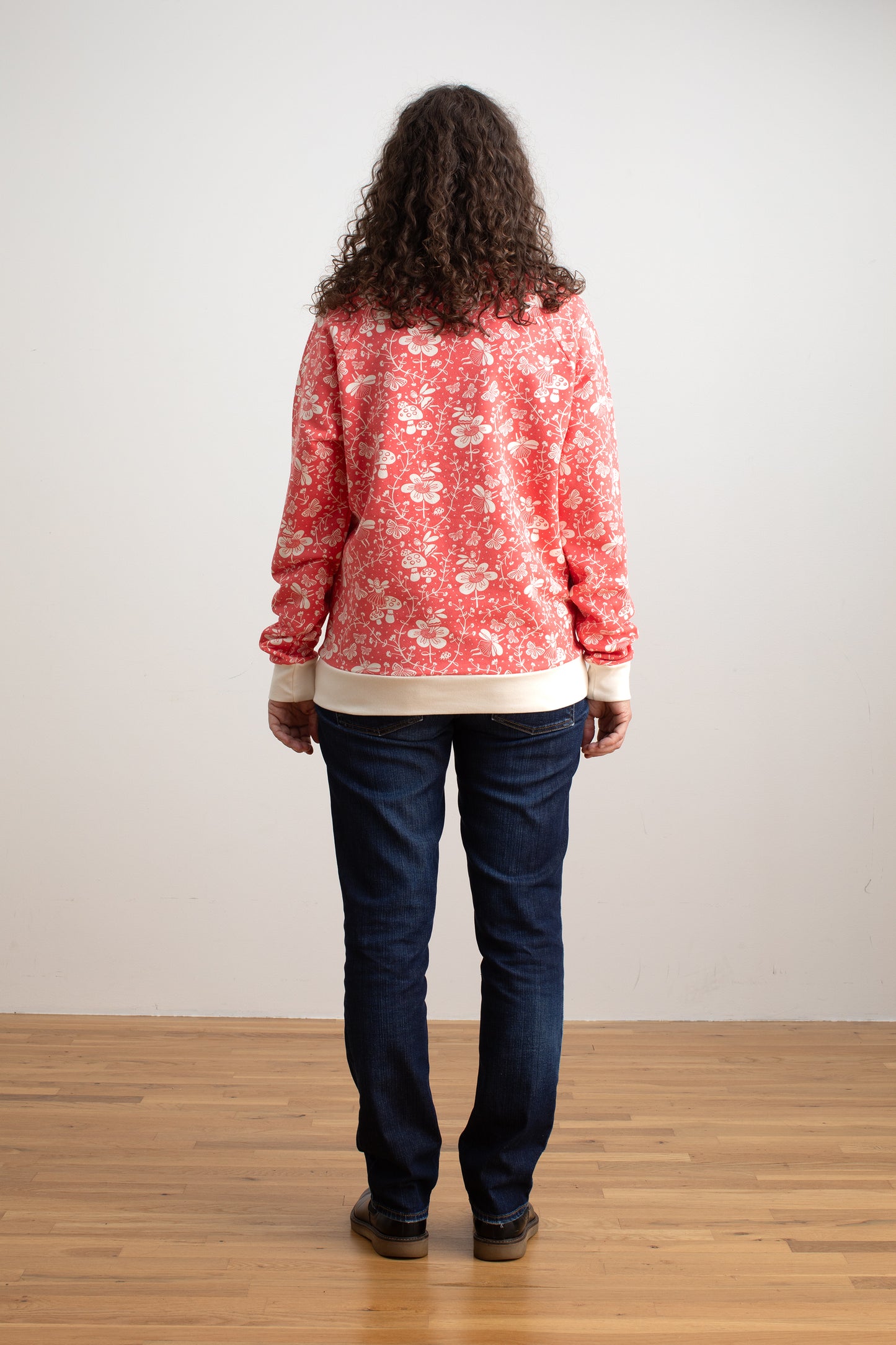 Adult Sweatshirt - Fairies Coral