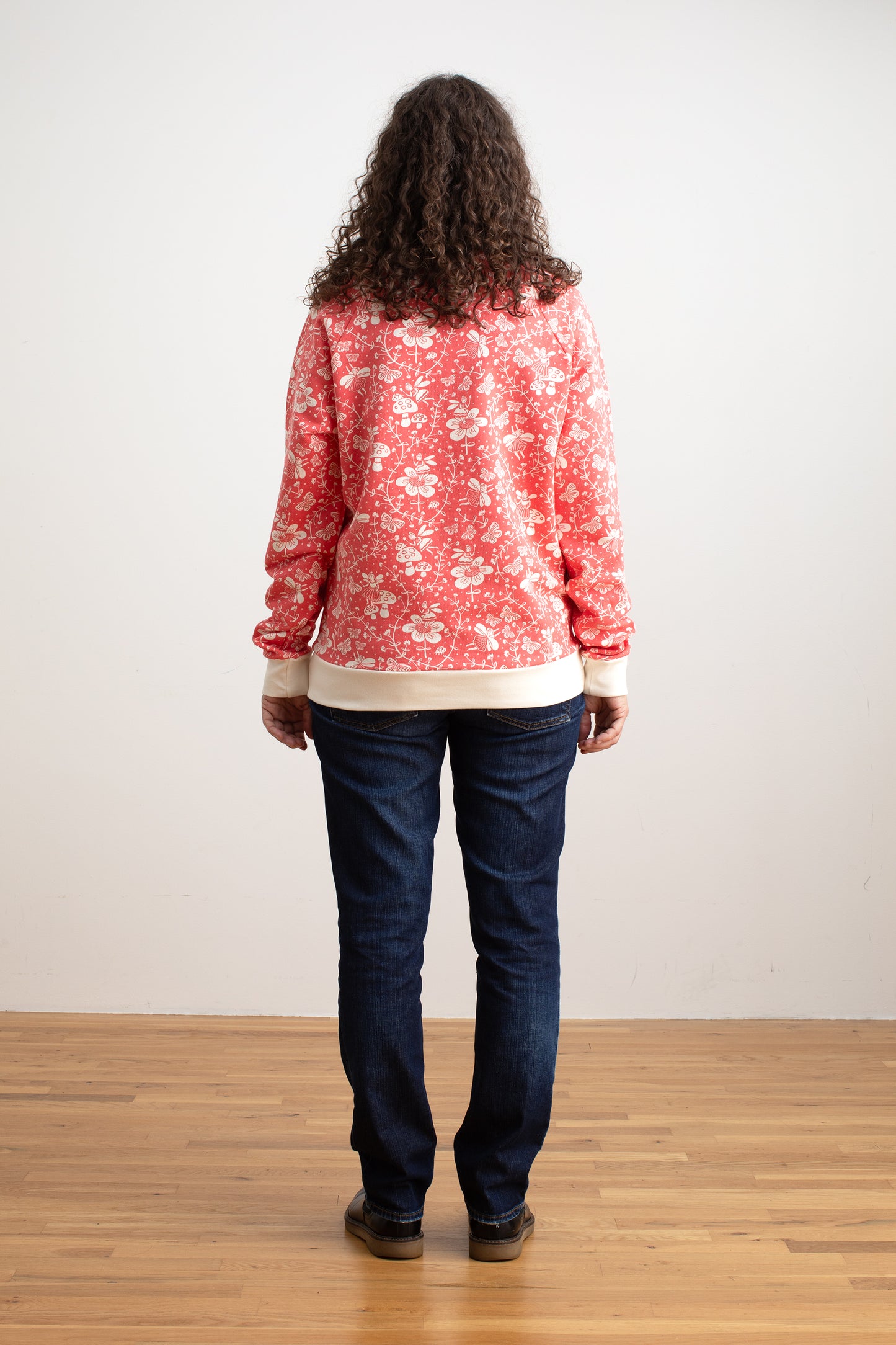 Adult Sweatshirt - Fairies Coral