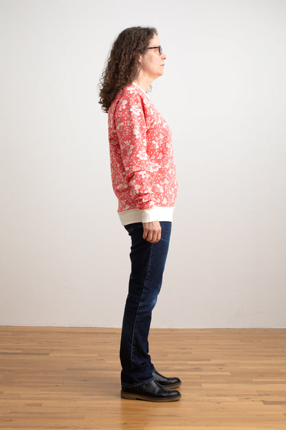 Adult Sweatshirt - Fairies Coral
