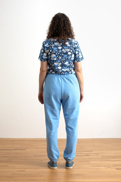 Adult Track Pants -  Cloud Blue