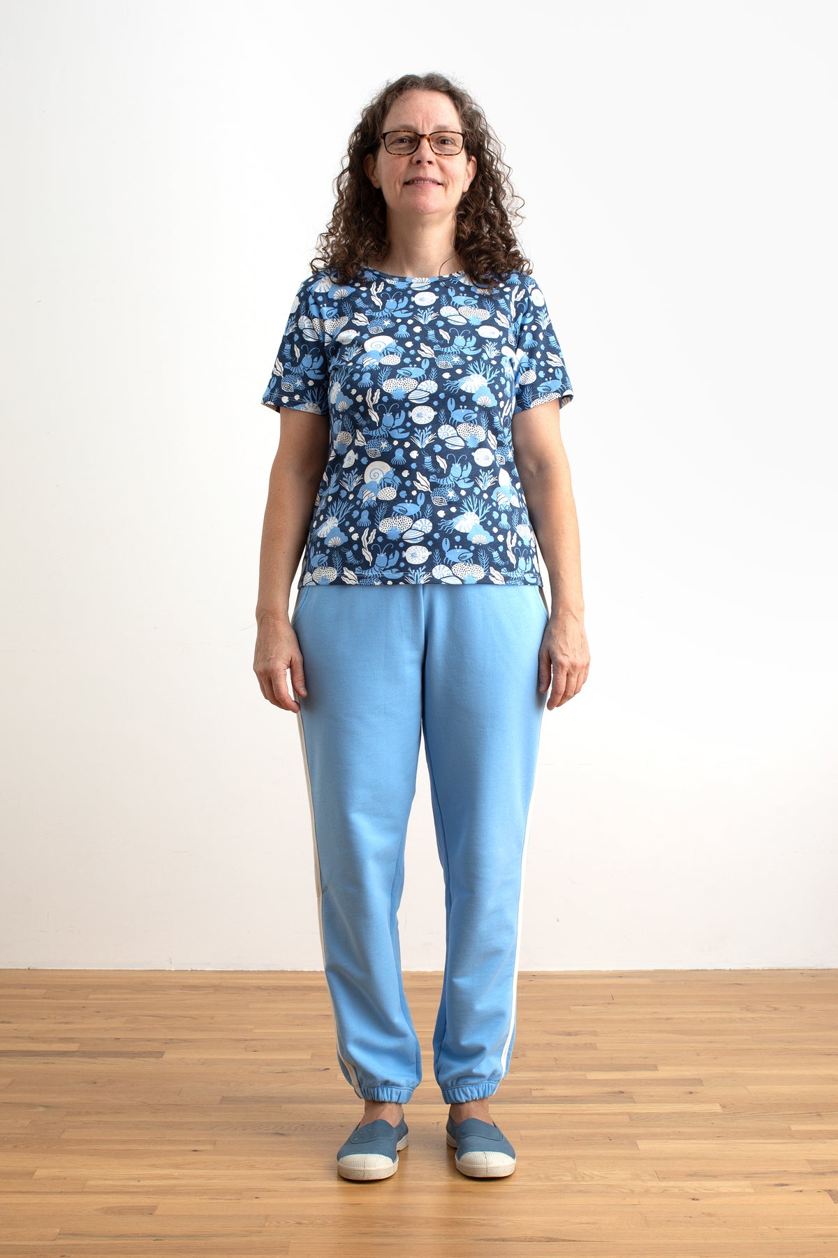 Adult Track Pants -  Cloud Blue