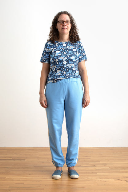 Adult Track Pants -  Cloud Blue